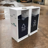 創(chuàng)意鏤空不銹鋼圾桶打造城市空間的藝術(shù)與實用擔當