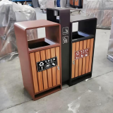 戶外鋼木分類垃圾桶，以定制之力點亮公共空間