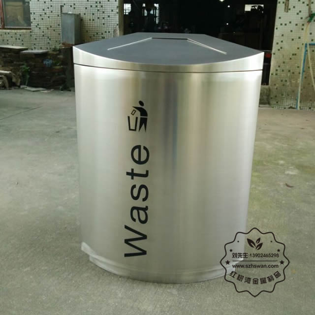 室內不銹鋼垃圾桶圖片001