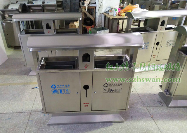 分類不銹鋼垃圾桶