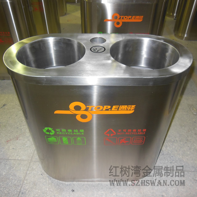 深圳分類不銹鋼垃圾桶供應商廠家實圖1