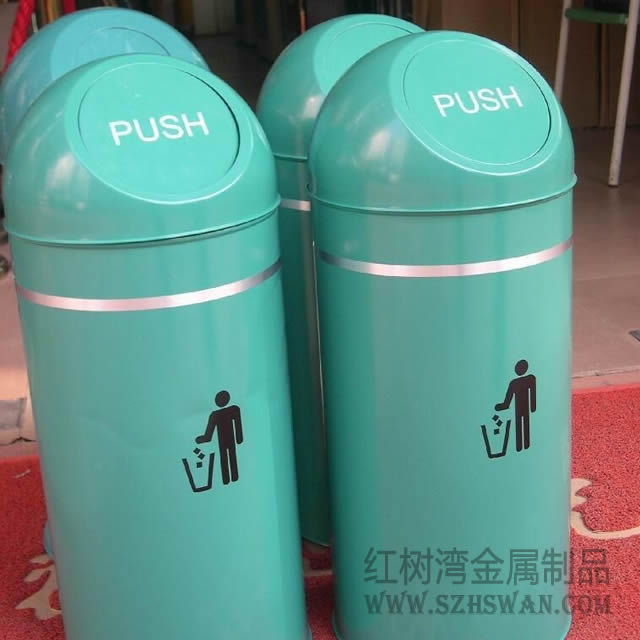 農業銀行鐵皮烤漆垃圾桶