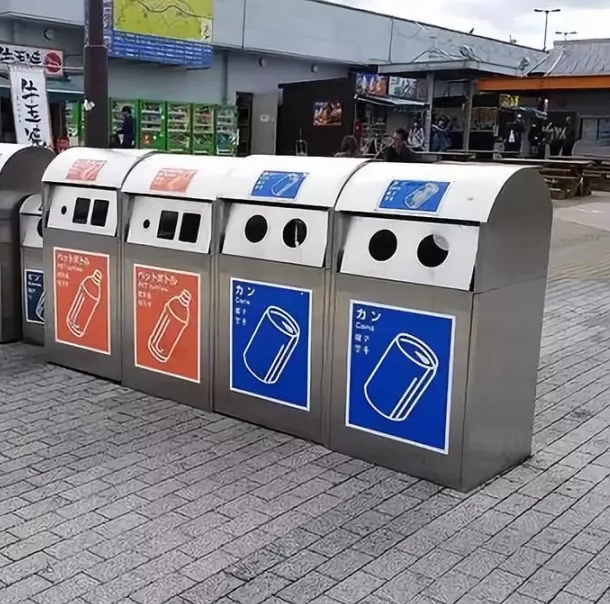 日本分類不銹鋼垃圾桶