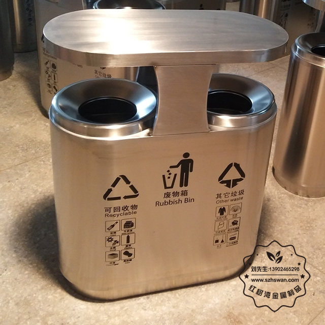 市政不銹鋼垃圾桶圖片002 市政不銹鋼垃圾桶圖片002