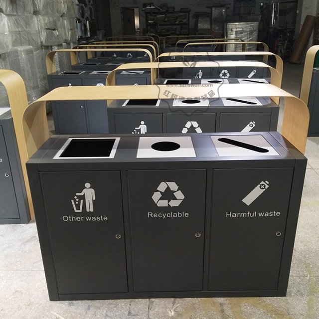 特色不銹鋼垃圾桶圖片004