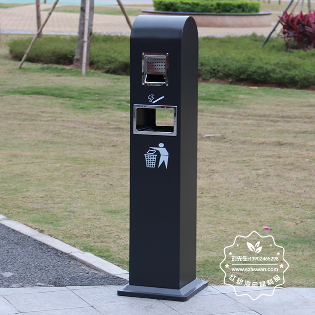 不銹鋼煙缸垃圾桶 不銹鋼煙缸垃圾桶