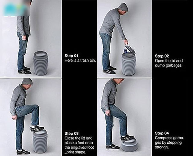 創(chuàng)意可壓縮垃圾桶 創(chuàng)意可壓縮垃圾桶