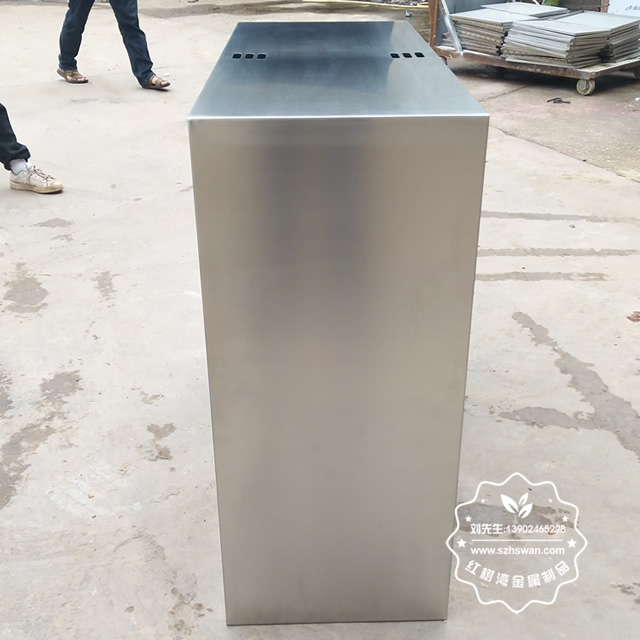 城市街道不銹鋼分類垃圾桶圖片4