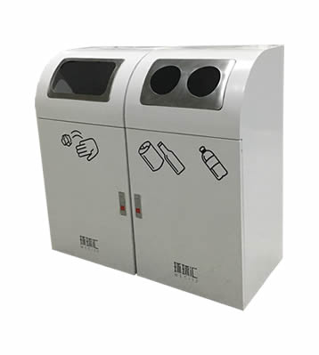 室內組合式分類鋼制垃圾桶