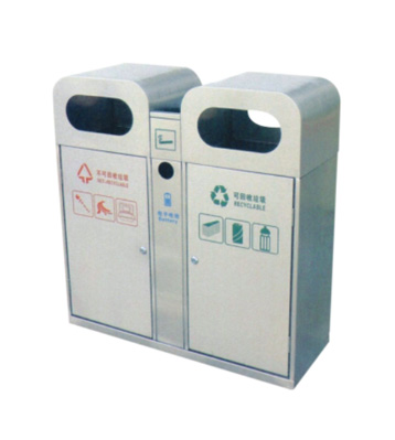 不銹鋼分類環保垃圾桶