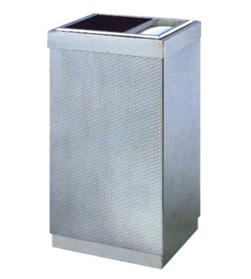 立式室內不銹鋼方形垃圾桶