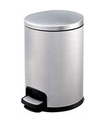 圓形腳踏式不銹鋼垃圾桶
