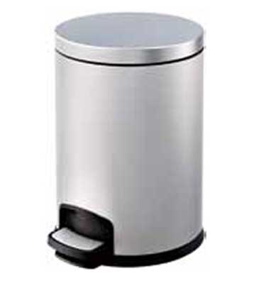 圓形腳踏式不銹鋼垃圾桶