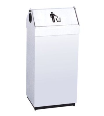 商場(chǎng)翻蓋鋼制垃圾桶