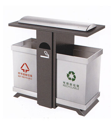 戶外環(huán)保鋼制垃圾桶