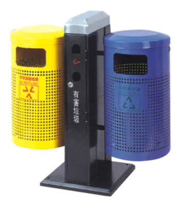 街道分類環保垃圾桶