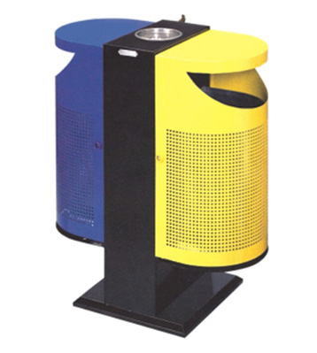 斜口戶外分類鋼制垃圾桶