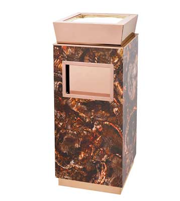 酒店仿石垃圾桶