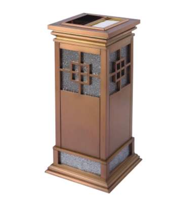 酒店中式鈦金果皮箱