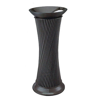 藝術(shù)鋼管電梯口垃圾桶