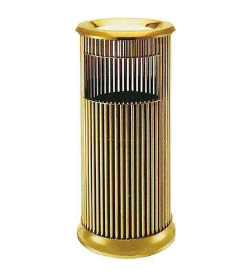 鈦金鋼管垃圾桶