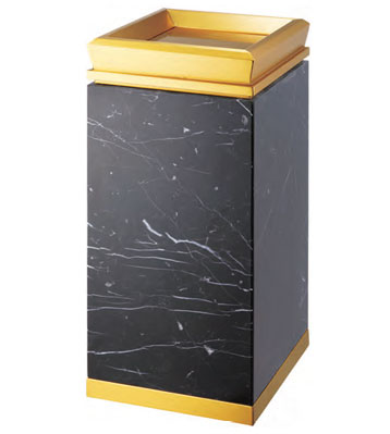 酒店大廳鈦金垃圾桶