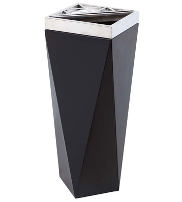 電梯口多面藝術垃圾桶