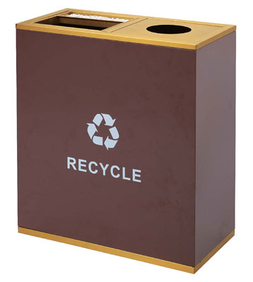 烤漆商場(chǎng)分類垃圾桶