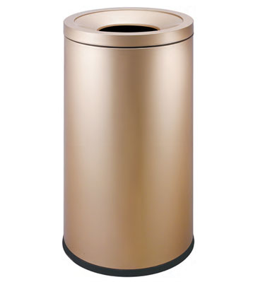 斜口烤漆鐵皮垃圾桶