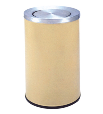 室內斜口翻蓋鐵皮垃圾桶